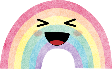 Happy Rainbow Illustration